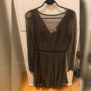 Sparkly Fit & Flare Dress Sz Large